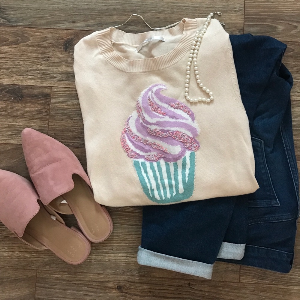 Lauren Conrad cupcake sweater
